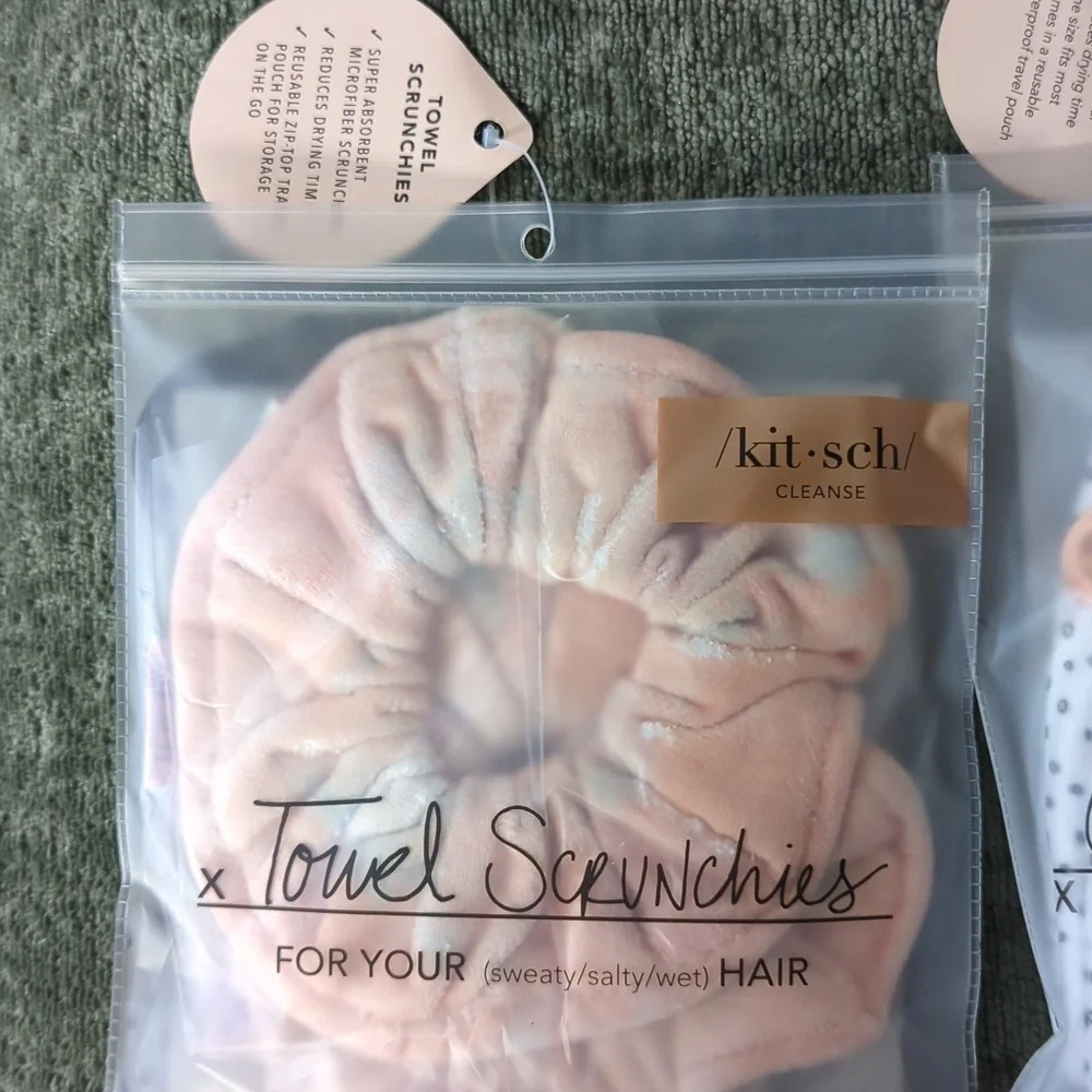 🆕 Kitsch Wet Hair Set / Quick Drying Towel & Scrunchie Set